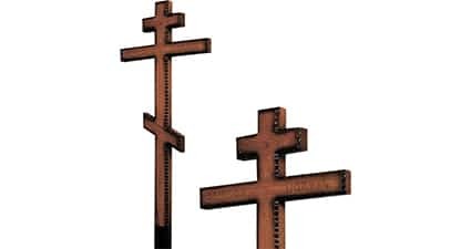 Крест дубовый 2 Ритуальные товары - крест на могилу дубовый 2