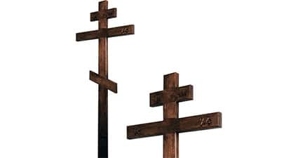 Крест дубовый 1 Ритуальные товары - крест на могилу дубовый 1