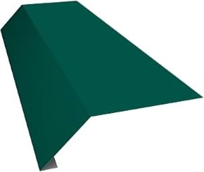 Карнизная планка PE 0,45 мм (RAL6005) 2000 мм, Зелёный