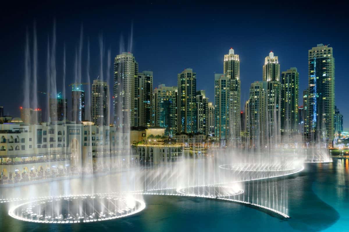 Dubai Fountain in Downtown Dubai