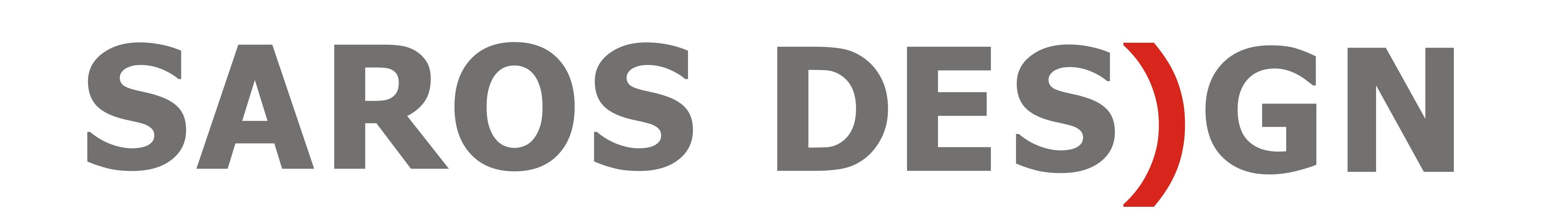 Логотип компании "SAROS DESIGN"
