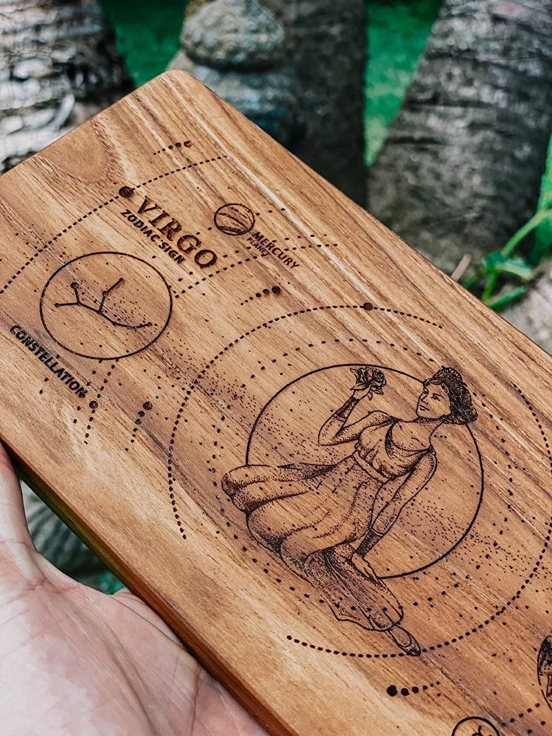 Picter Sadhu Board wood design Virgo – Astrology