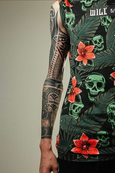 татуировка рукав полинезия Новосибирск