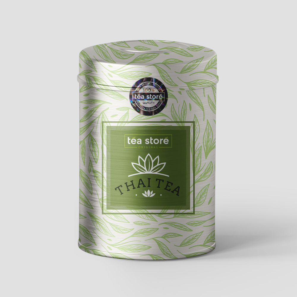 Защитная голограмма на упаковке чая