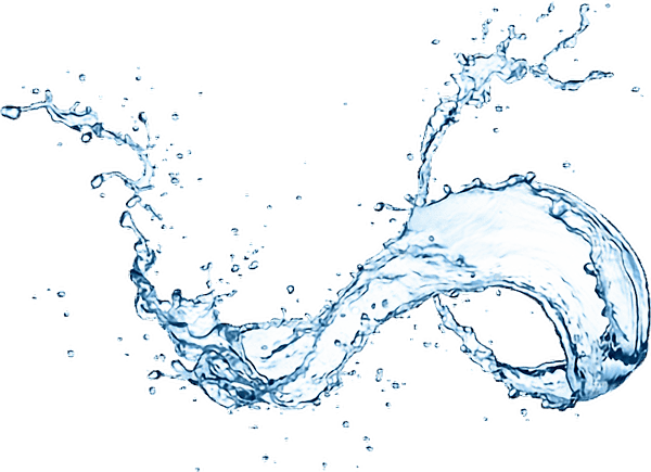 Брызги воды, капли воды, вода, волна