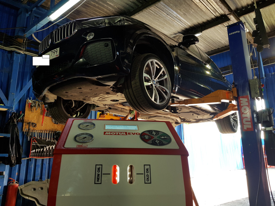 Аппаратная замена масла в АКПП BMW X Серии