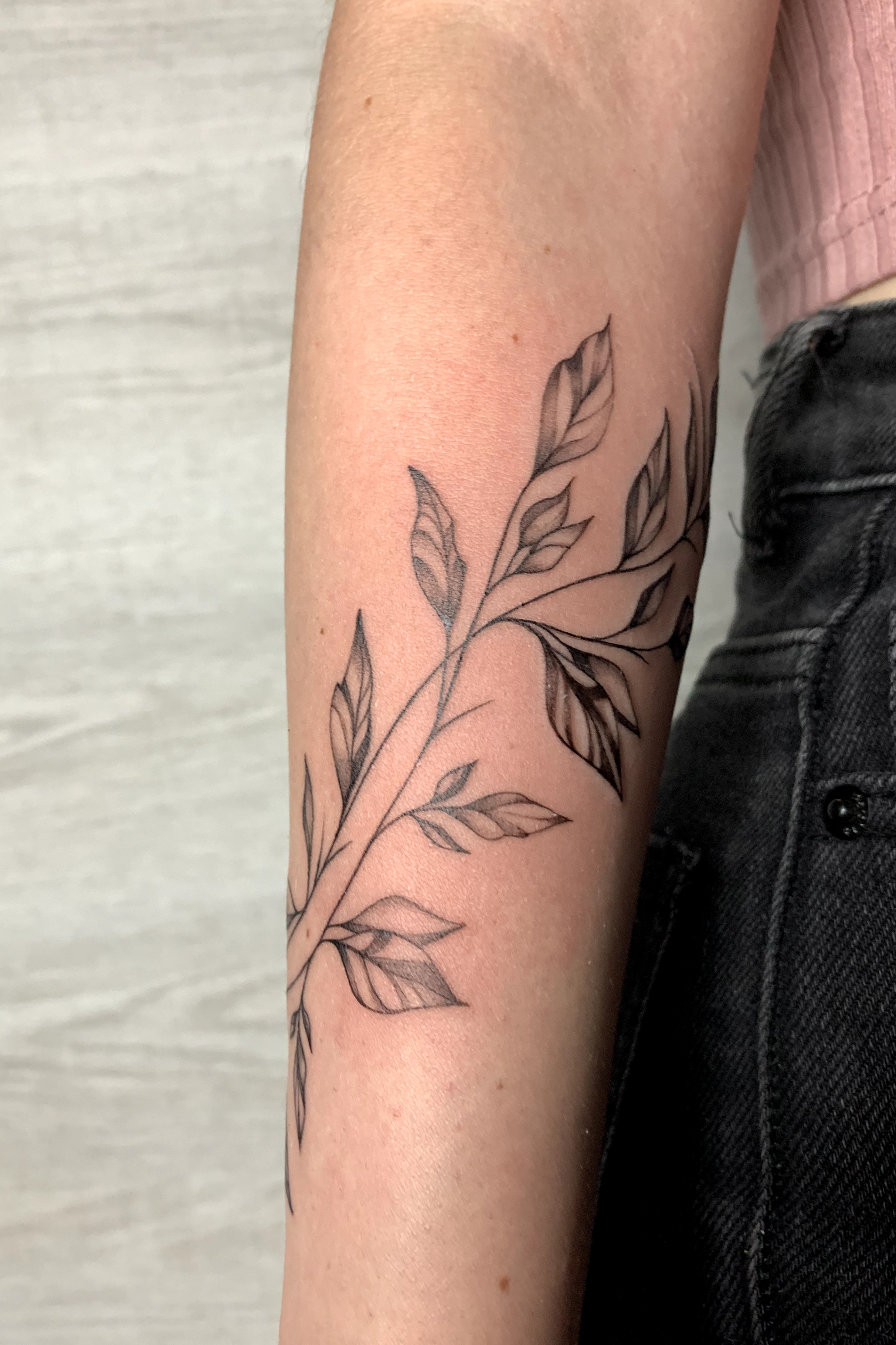 татуировка цветок графика