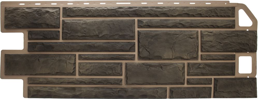 Фасадная панель Альта-Профиль Камень 1010х450 мм, Малахит