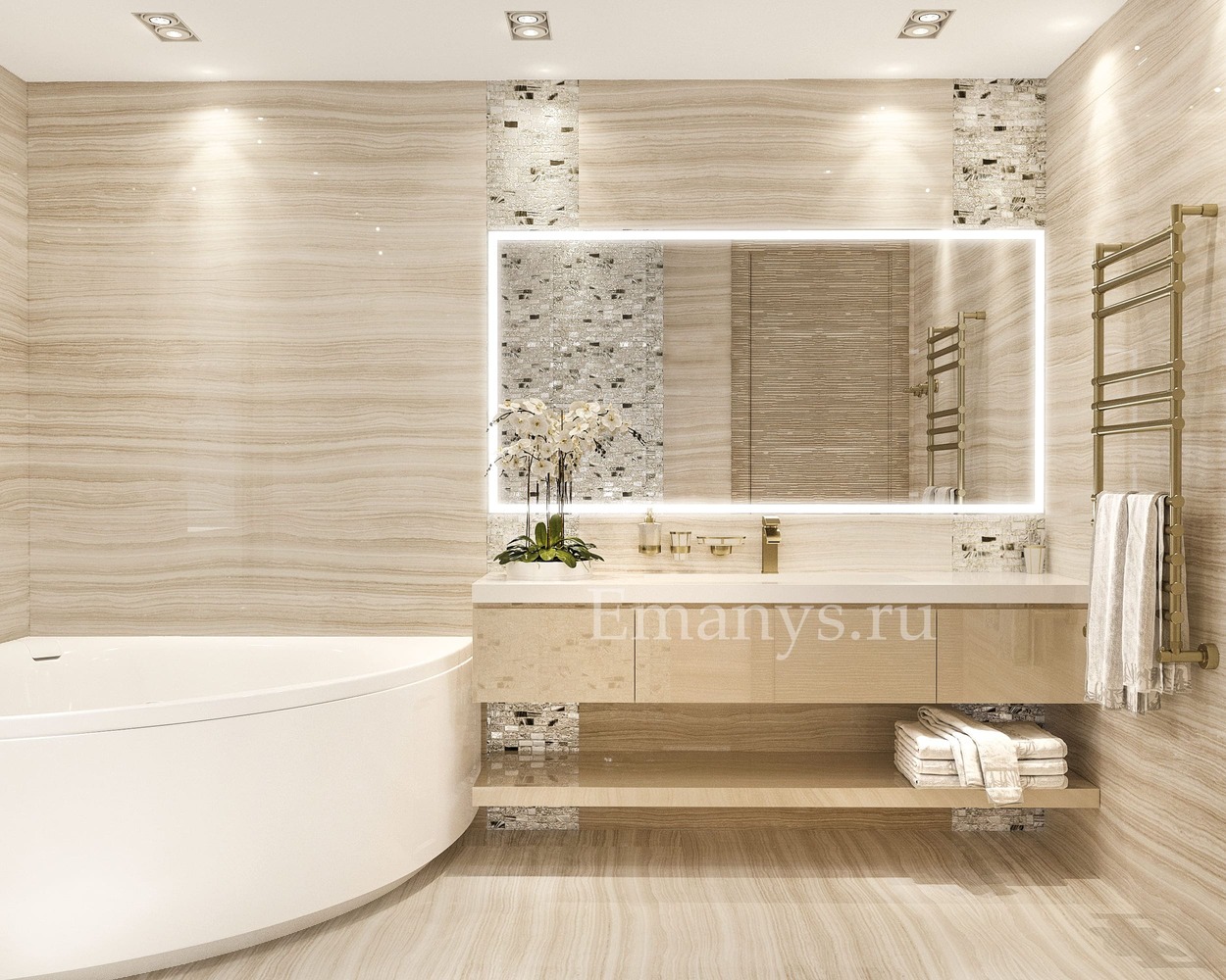 Дизайн интерьера ванная