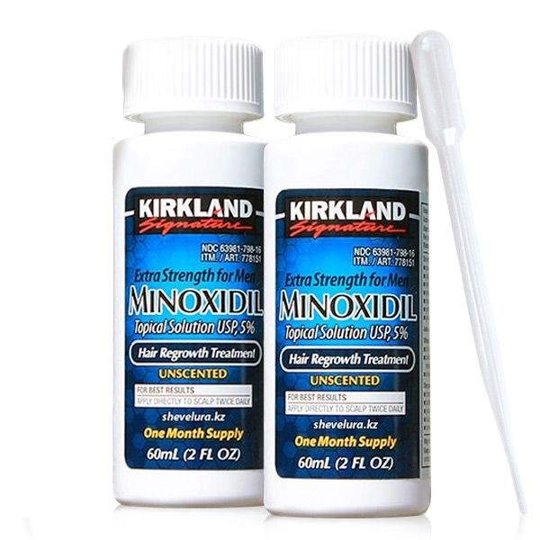 Миноксидил Kirkland 5% (лосьон) - 2 флакона