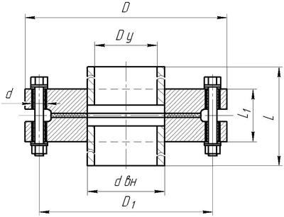 Изолирующее фланцевое соединение ИФС-А (с патрубками для приварки)