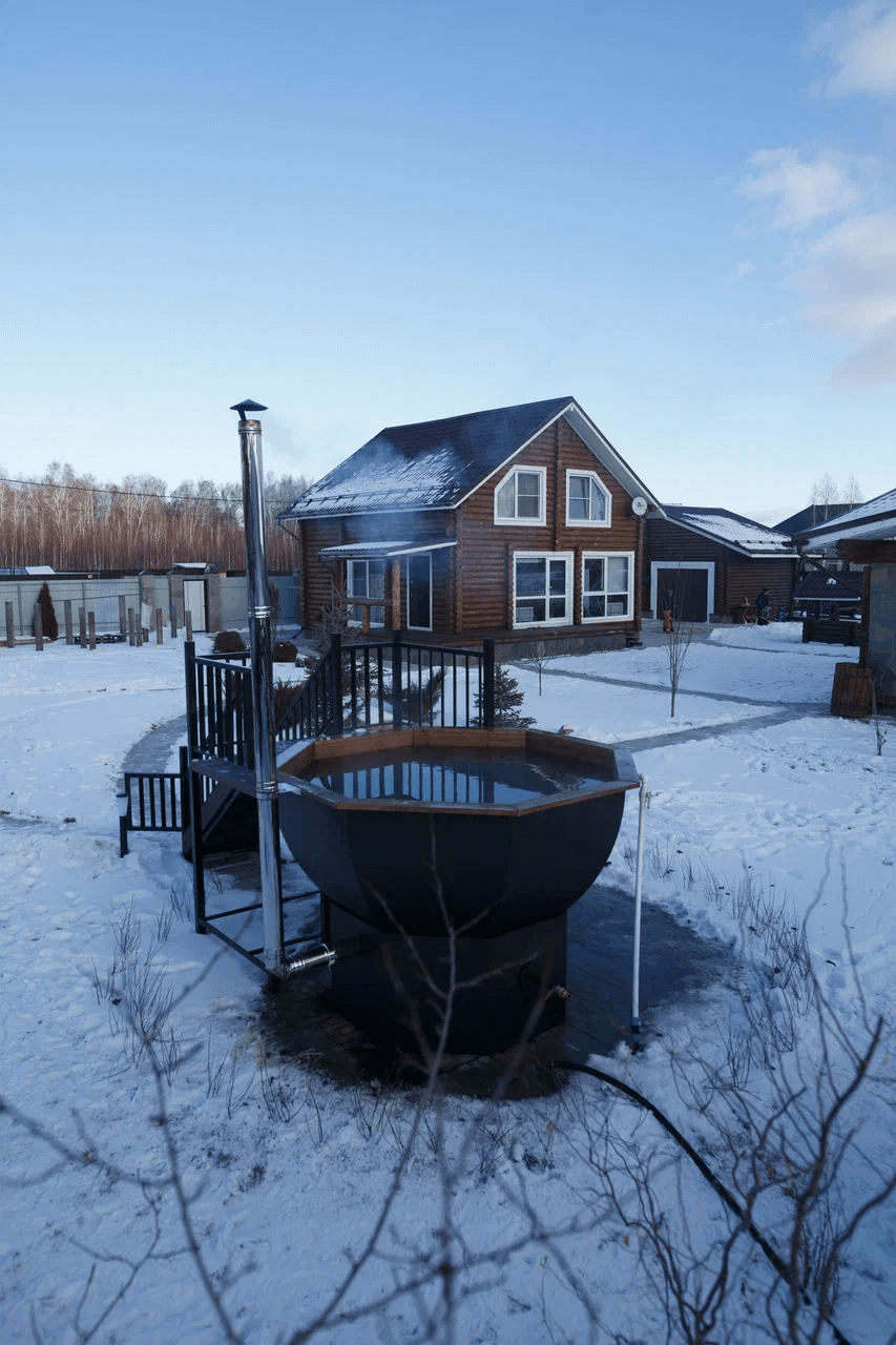 Банные чаны на дровах | Чан для парения на улице