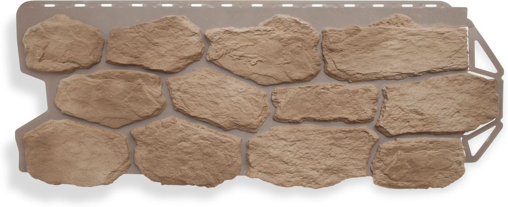 Фасадная панель Альта-Профиль Бутовый камень 1030х440 мм, Нормандский