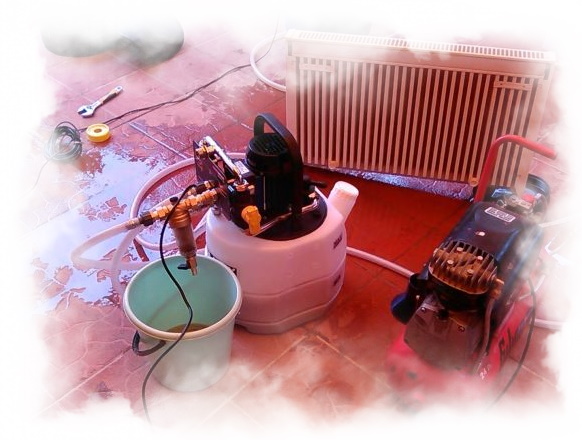 Промывка системы отопления