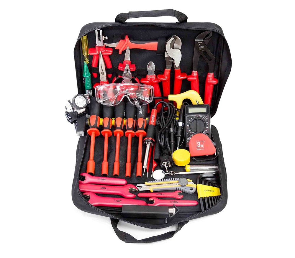 Кейс с инструментами, инструменты