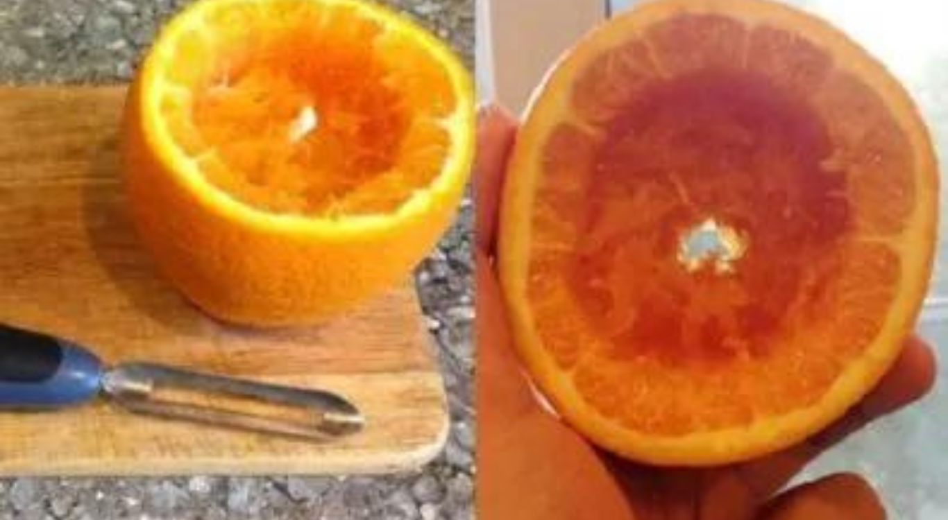 чаша из апельсина