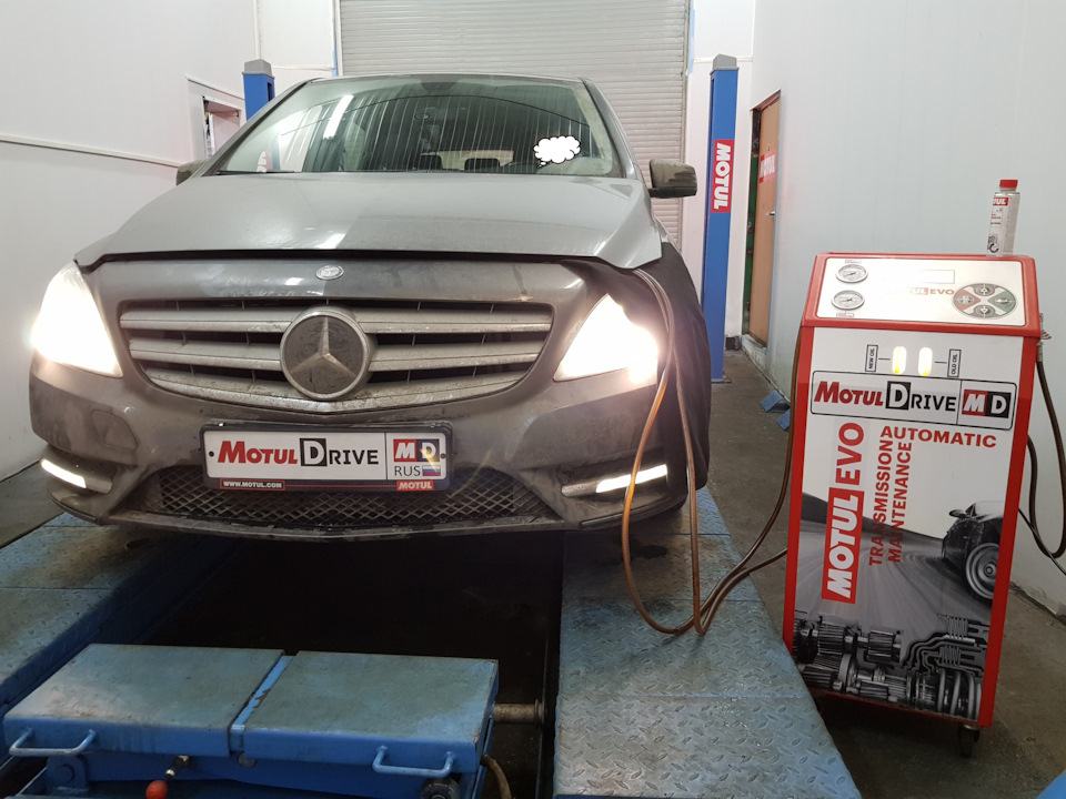 Замена масла в АКПП Mercedes-Benz B-Класс
