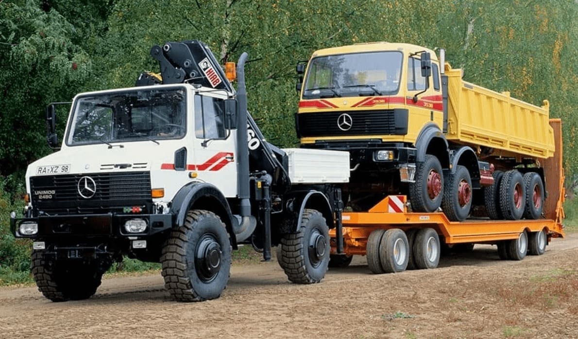 Эвакуатор Mercedes Benz Unimog 2450