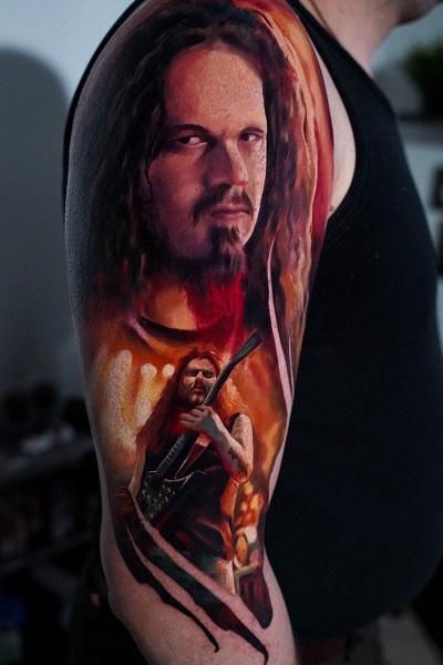 татуировка фотография эскиз мужская на ребрах