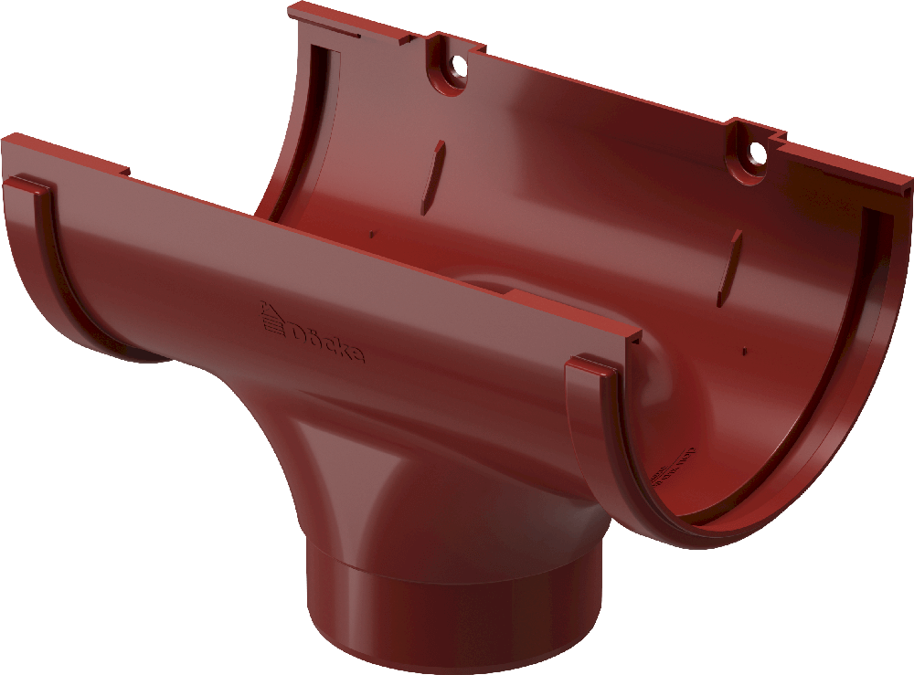 Воронка ⌀120 мм Docke Standard, Красный (RAL3005)