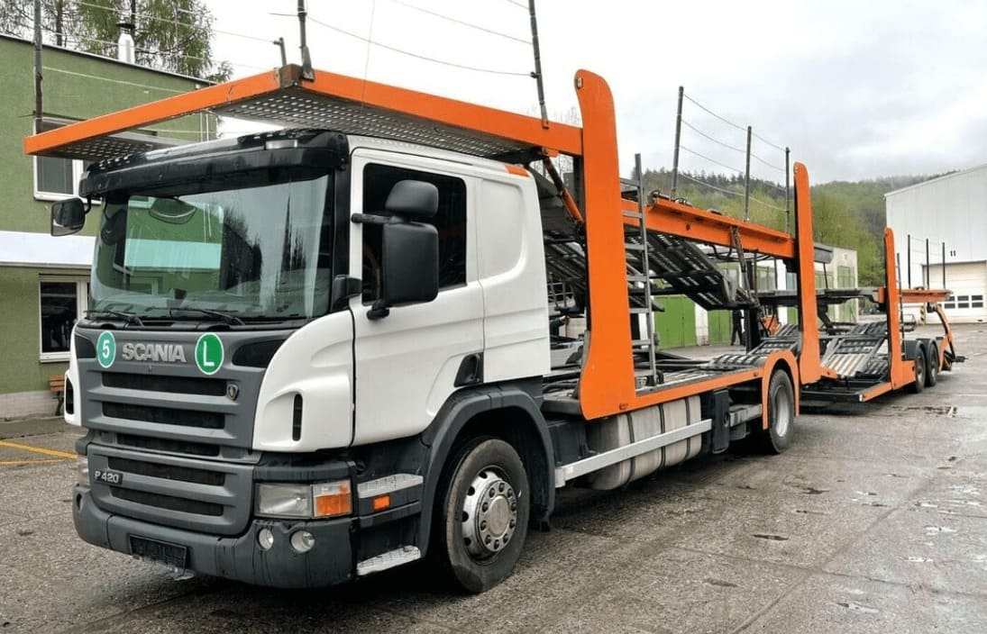 Эвакуатор SCANIA P420, автовоз