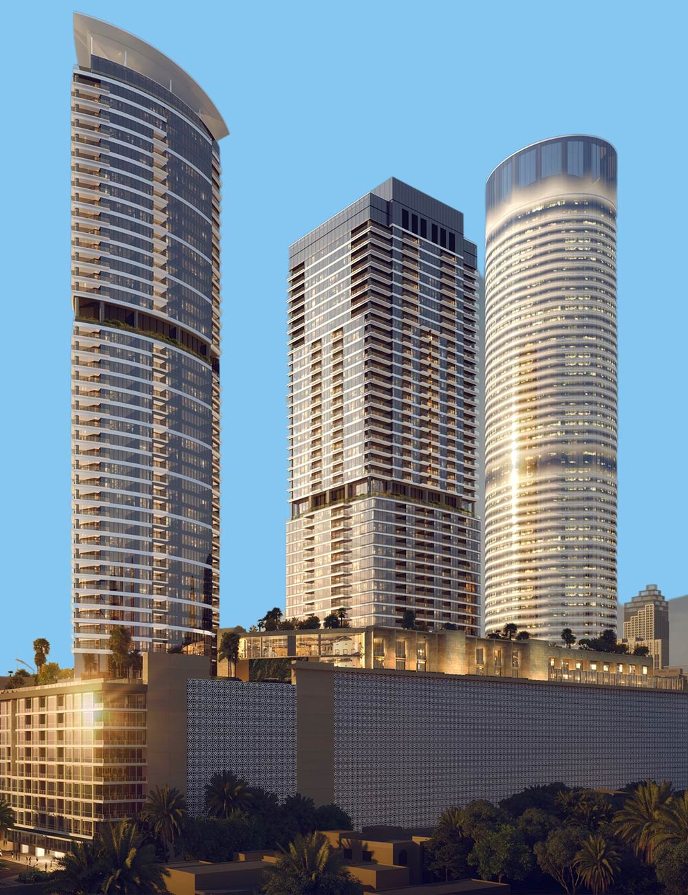 Апартаменты Nakheel Palm Beach Towers в Дубае