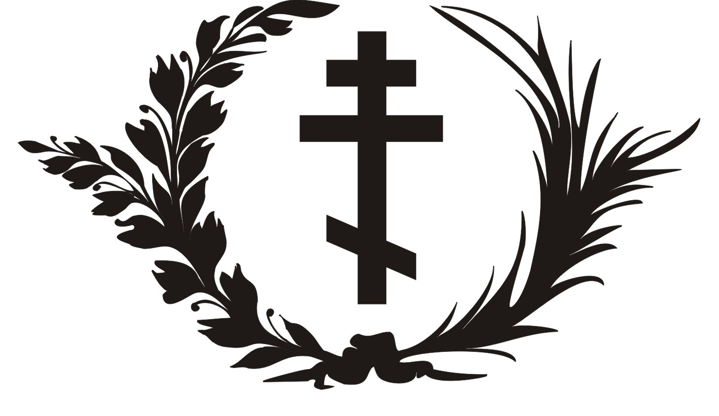 Символ траура. Ритуальные услуги логотип. Логотип похоронного бюро. Православные символы. Крест эмблема.