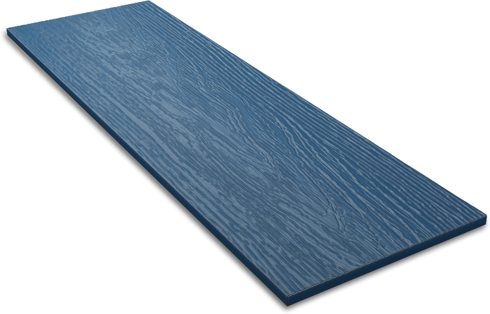 Фиброцементный сайдинг Decover, 3600х190х8 мм, Lazuro (RAL 5009 лазурно-синий)