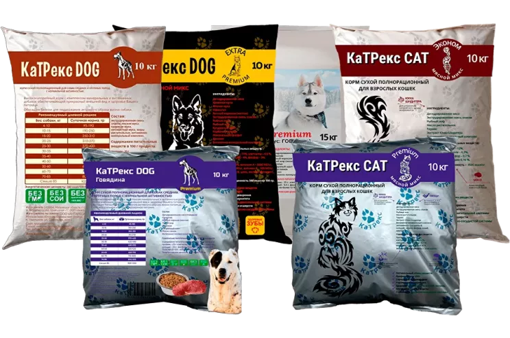 Производство кормов для собак и кошек | Корма для кошек и собак оптом