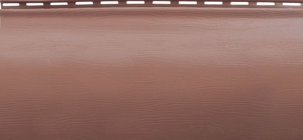 Сайдинг Альта-Профиль Блок-хаус Премиум BH-01, 3100х202 мм, Красно-коричневый