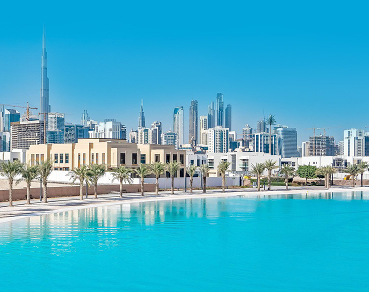 Crystal Water Body Lagoon in District One, MBR City