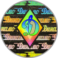 Голографическая наклейка круглая, с печатью логотипа