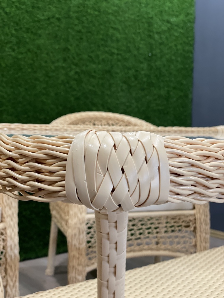 Плетеная мебель из искусственного ротанга соединение деталей 