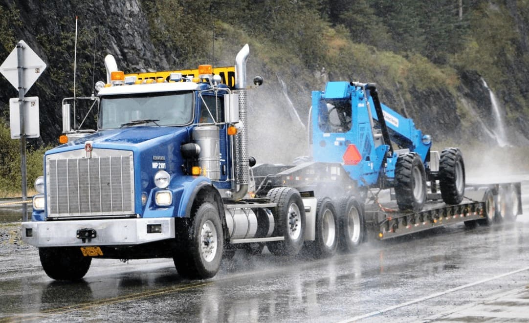 Эвакуатор Kenworth W900 Alaska, трал