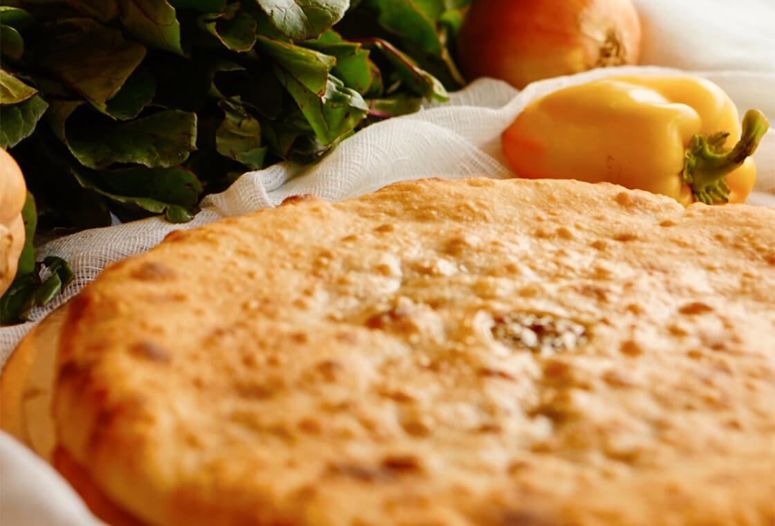 Рецепт приготовления Осетинского пирога со свекольной ботвой