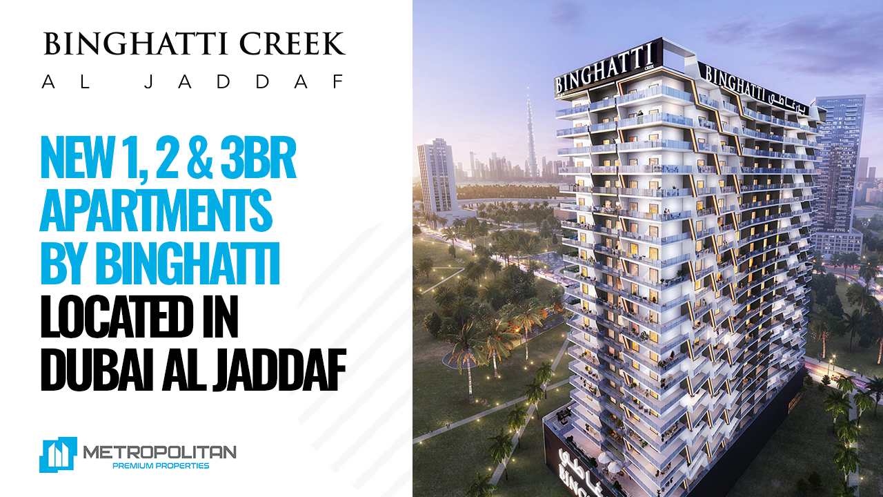 Binghatti Creek Apartments for Sale in Al Jaddaf Dubai