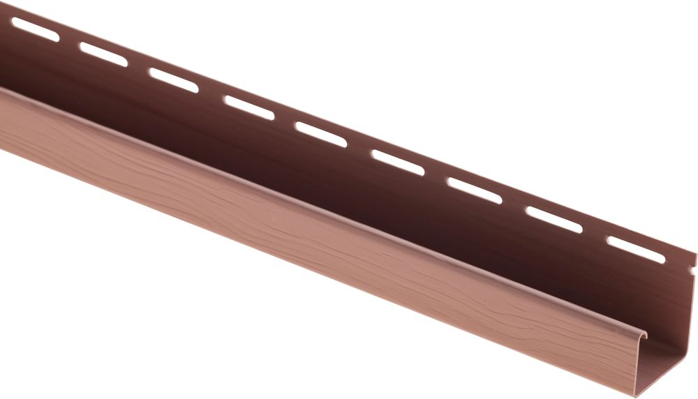 J-профиль Альта-Профиль Блок-Хаус Премиум 3000 мм, Красно-коричневый
