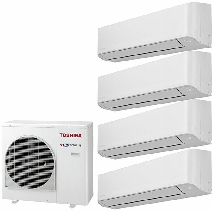 Мультисплит-система Toshiba RAS-4M27U2AVG-E + RAS-B07J2KVG-E*3 + RAS-B13J2KVG-E