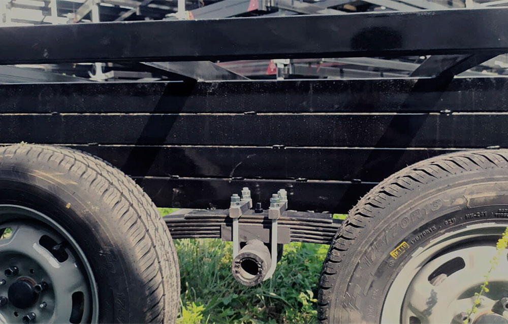 Мощная рама прицепа Балансир