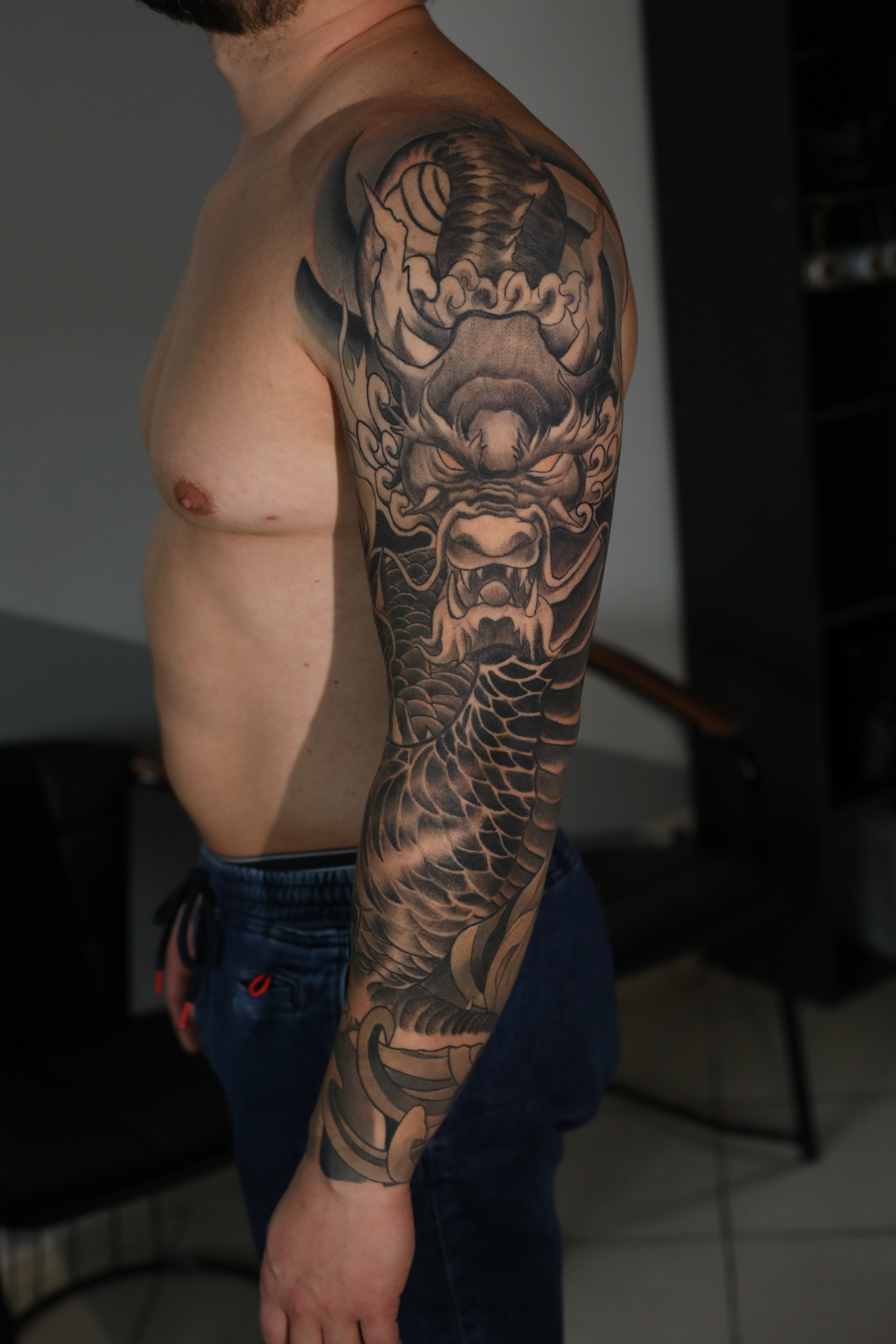 татуировка японский рукав в Новосибирске