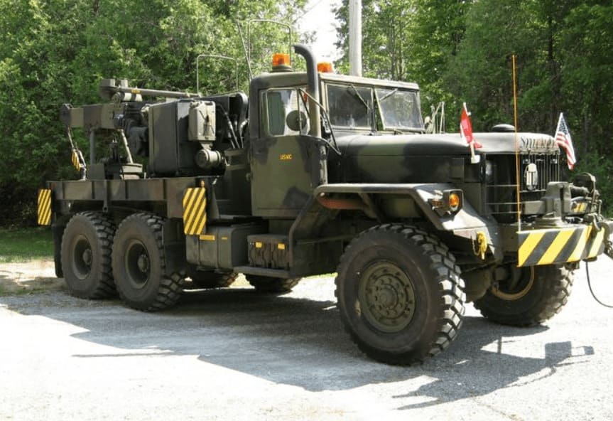 Эвакуатор OSHKOSH M816, военный