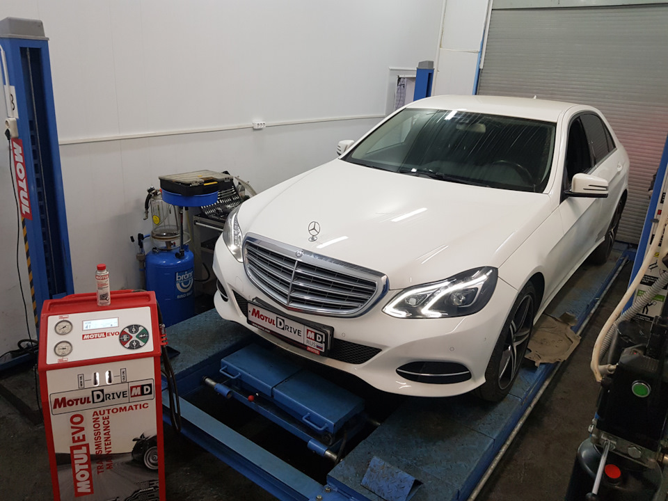 Замена масла в коробке автомат Mercedes-Benz E-Класс