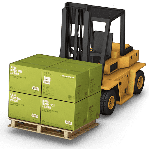 Склад, погрузчик