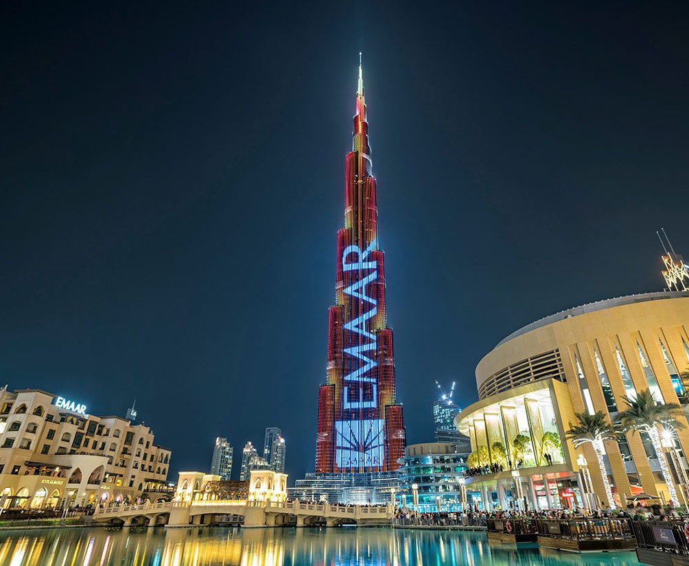 Emaar Burj Khalifa Skyscrapper in Downtown Dubai
