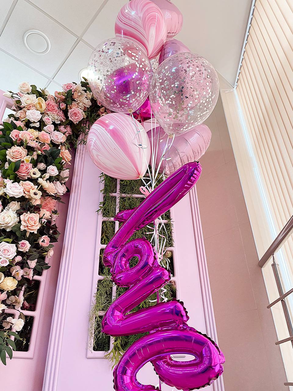 воздушные шары  день рождения, 14 февраля, 8 марта, день матери, девушке