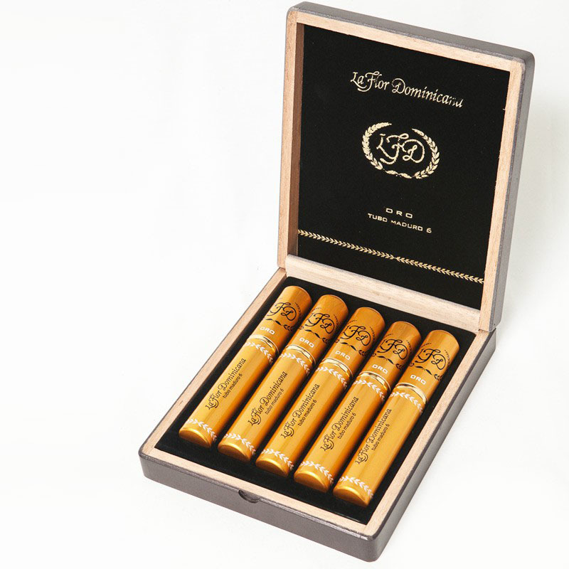 Сигара La Flor Dominicana Oro No. 6 Maduro Tubos