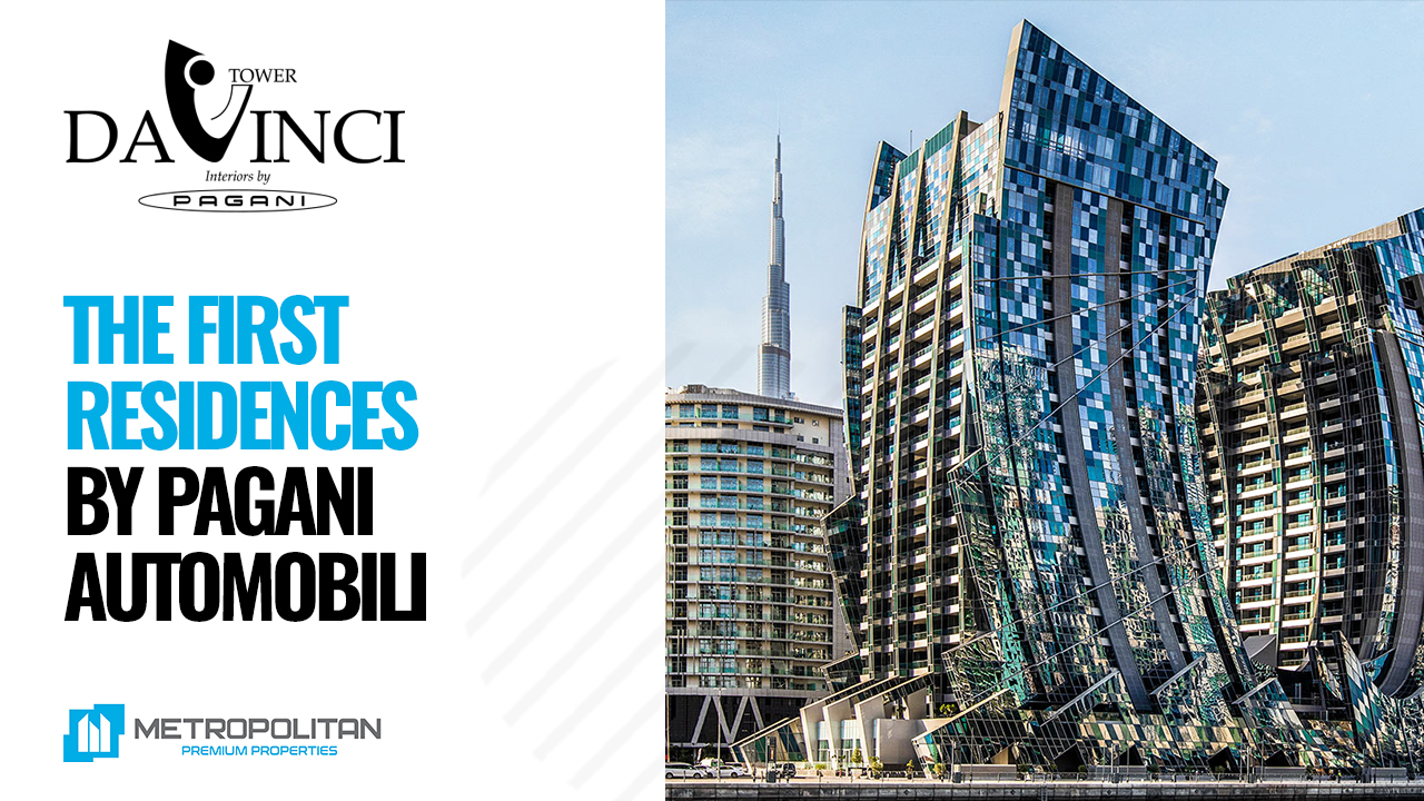 DaVinci Tower by Pagani x Dar Al Arkan Apartments for Sale in Dubai