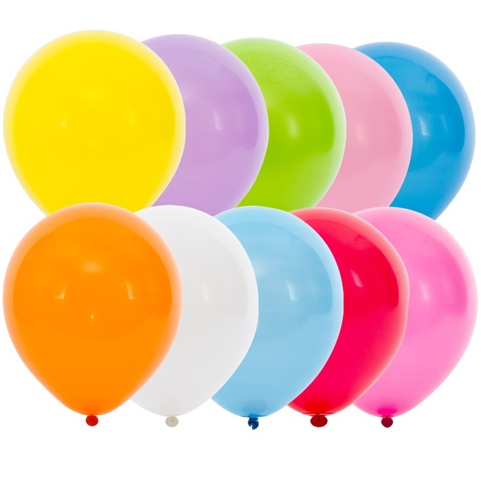 Разноцветные шары 12 дюйма (30 см) 