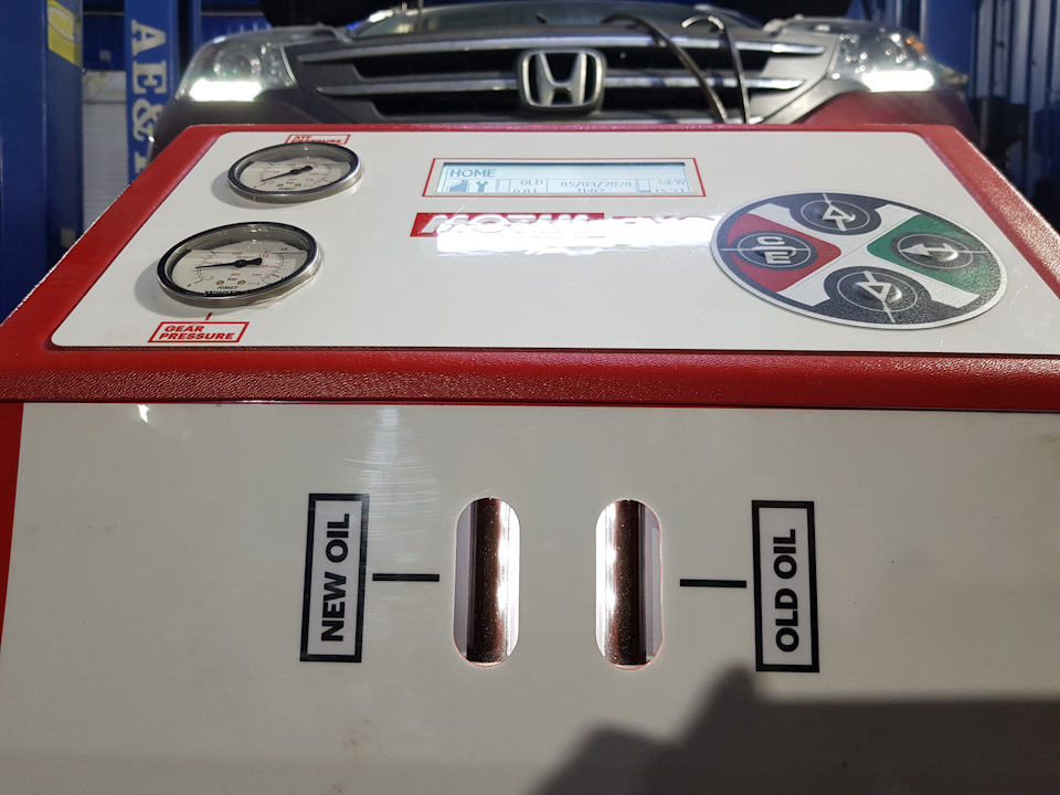 Замена масла в АКПП Honda CR-V