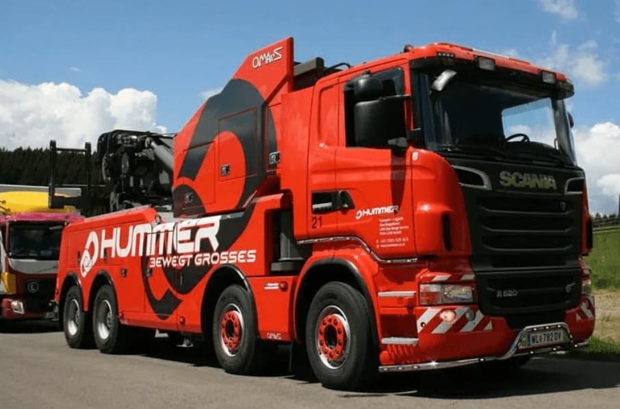 Эвакуатор SCANIA R620